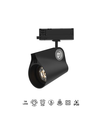 IPSILON * FOCO CARRIL 35W 3000K NEGRO